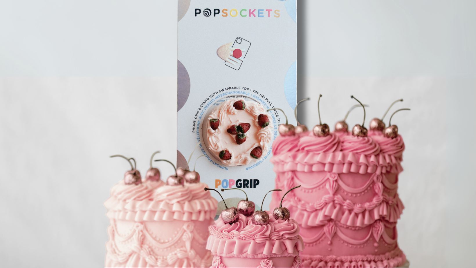Vintage Cake PopSockets