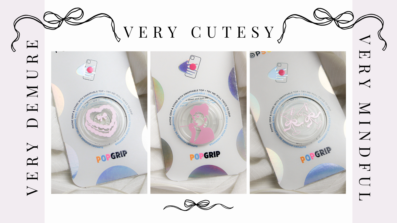Very Cutesy, Very Demure PopSockets